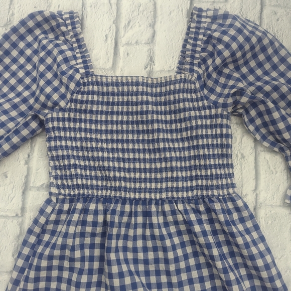 NWOT, Bohemian Gingham Summer Ruffle Flowy Midi dress in M - Picture 3 of 8